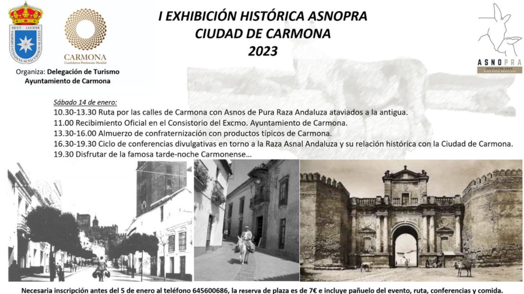 I Exhibición histórica ASNOPRA ciudad de carmona 2023